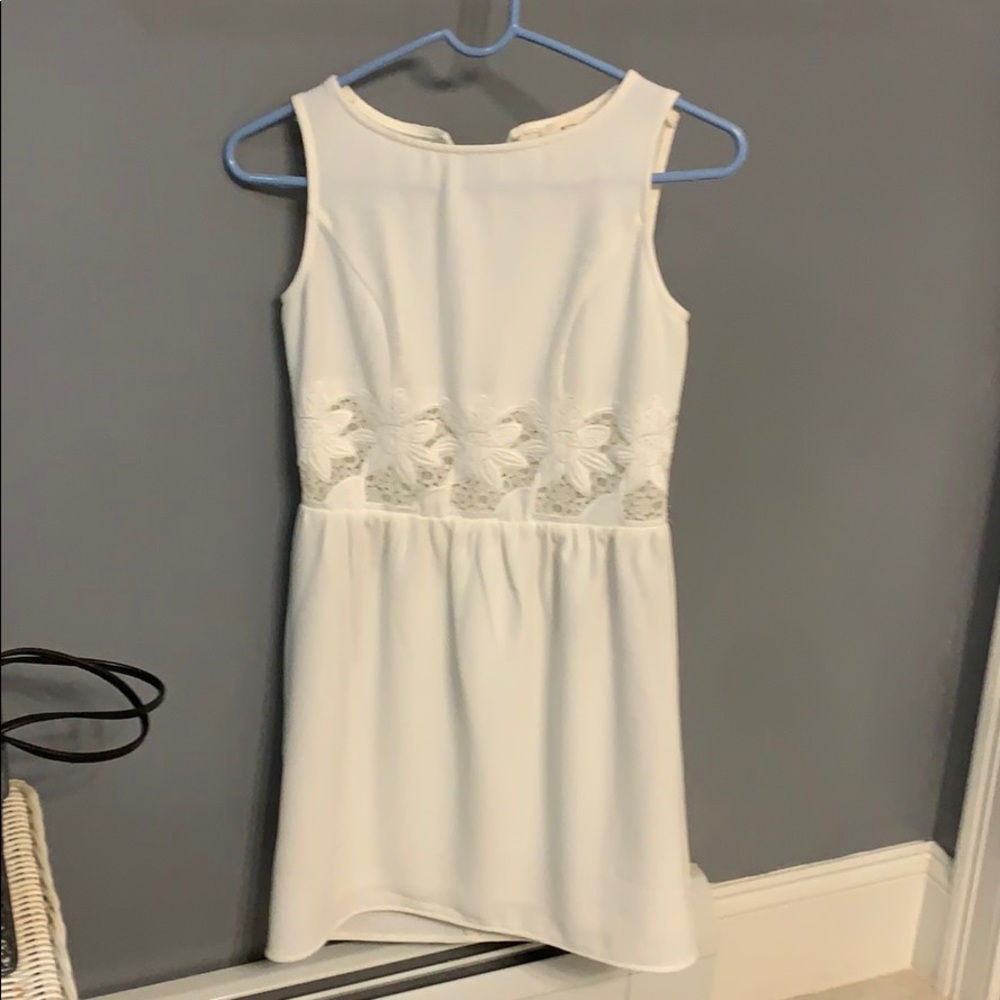 Semi formal/casual White Pins & Needles dress